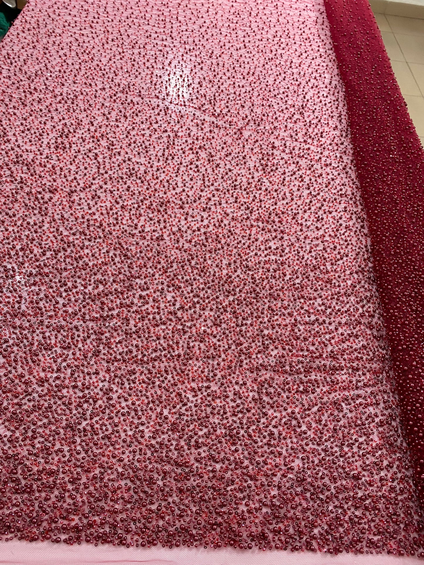 Beaded Lace with pearls