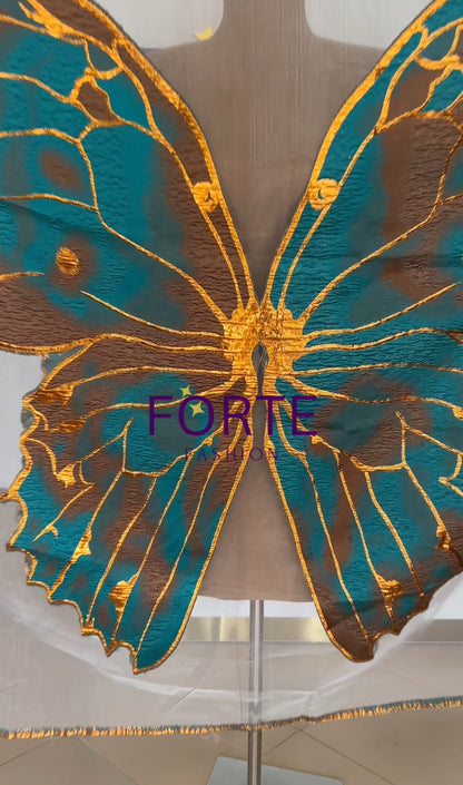 Butterfly Organza Brocade