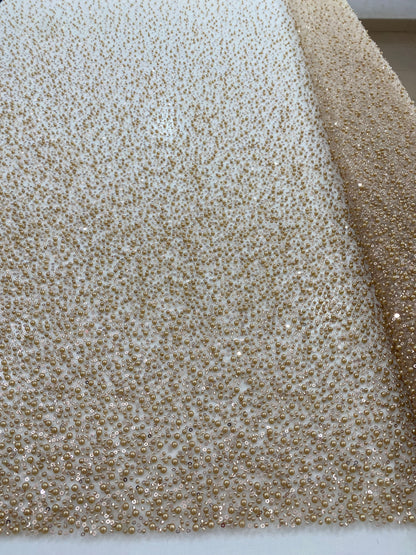 Beaded Lace with pearls