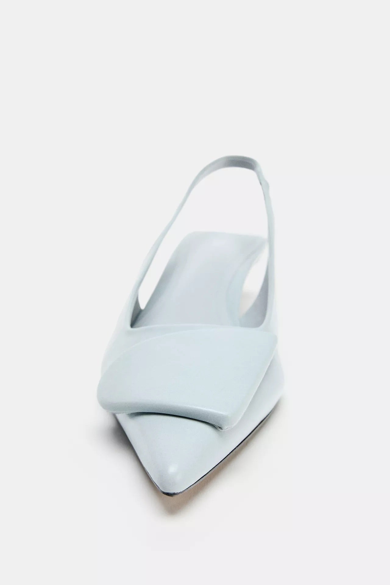 LIGHT BLUE SLINGBACK KITTEN HEELS