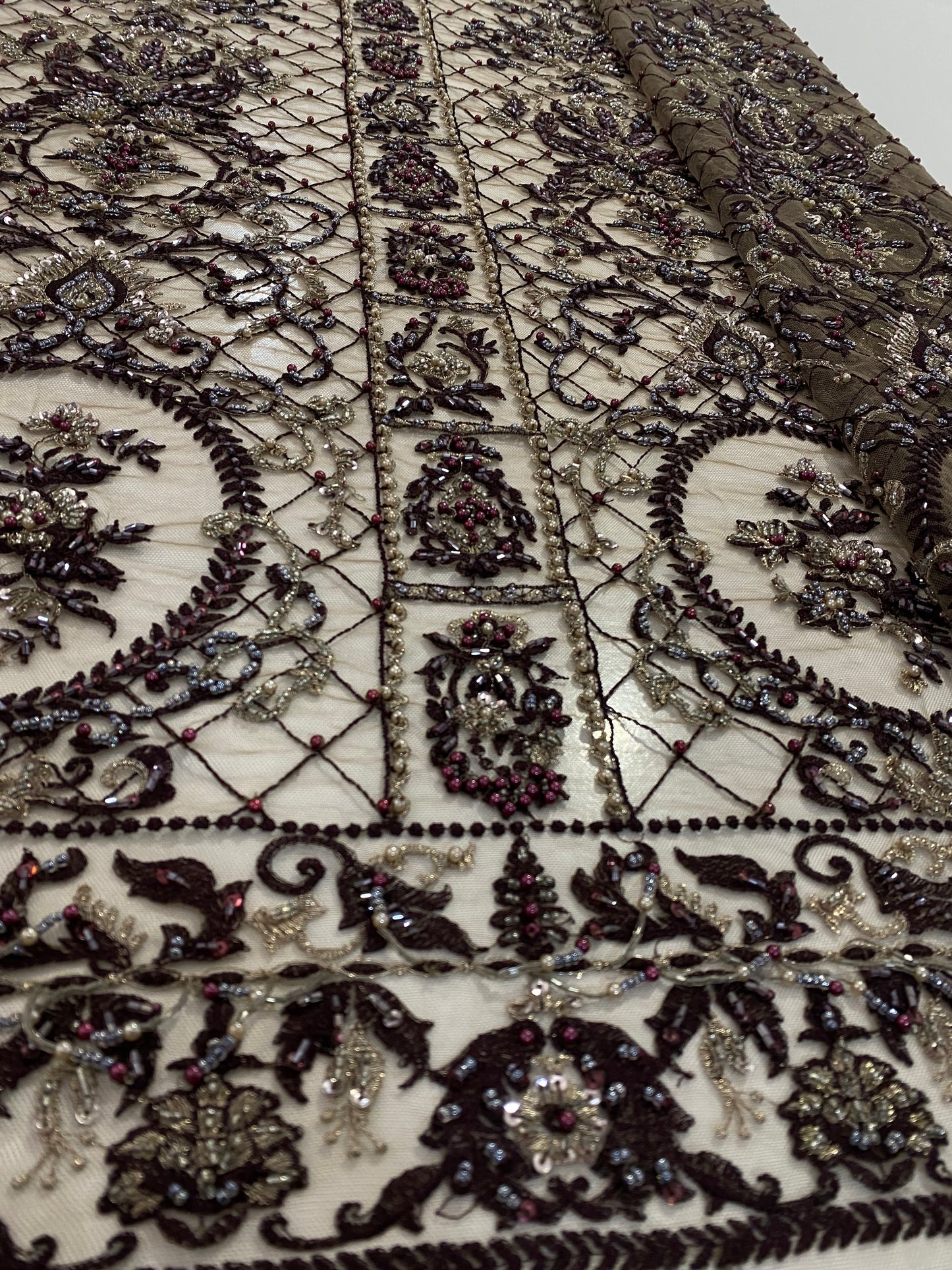 Embroidery Beaded Lace
