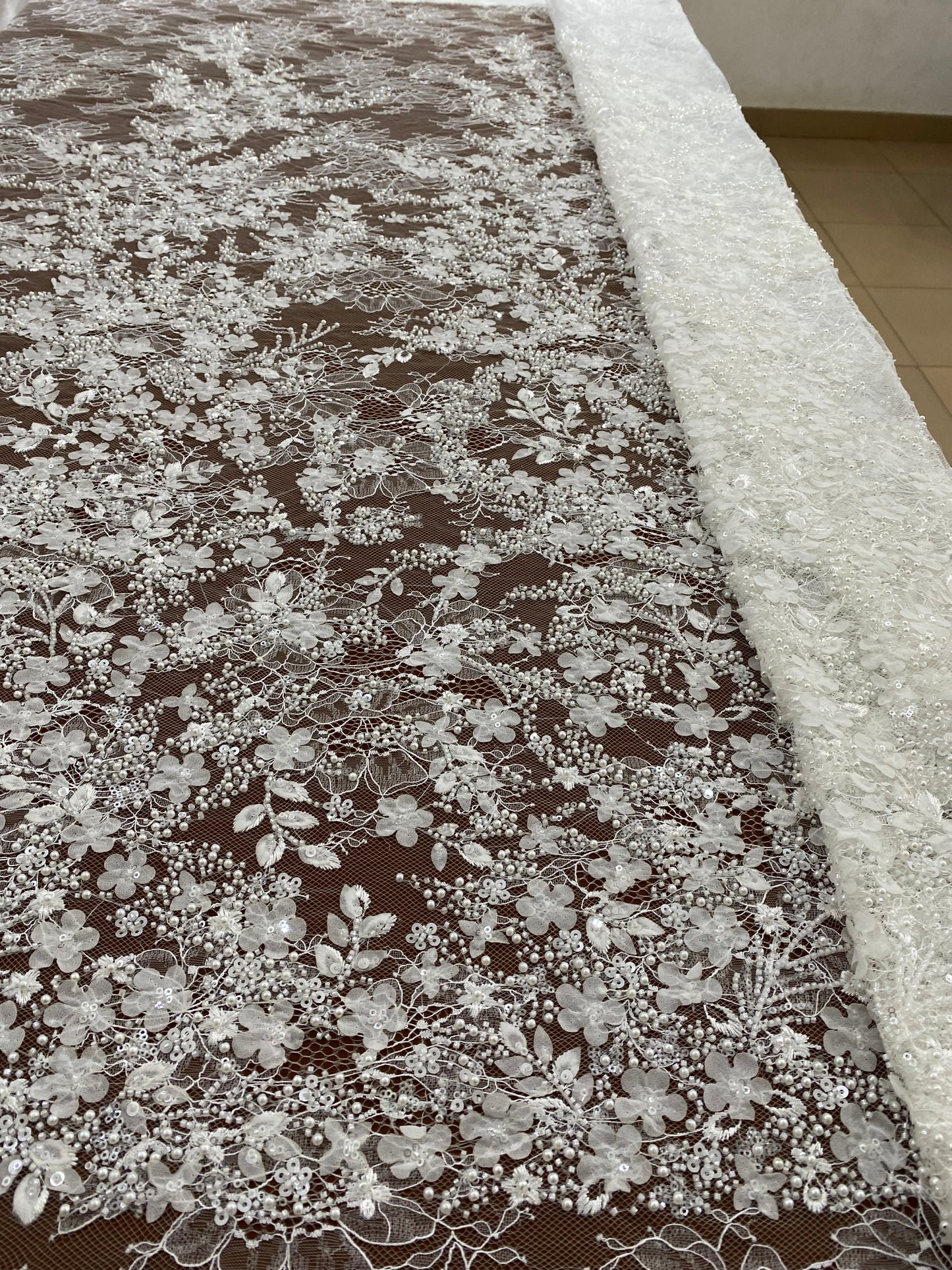 3D Beaded Chantily W