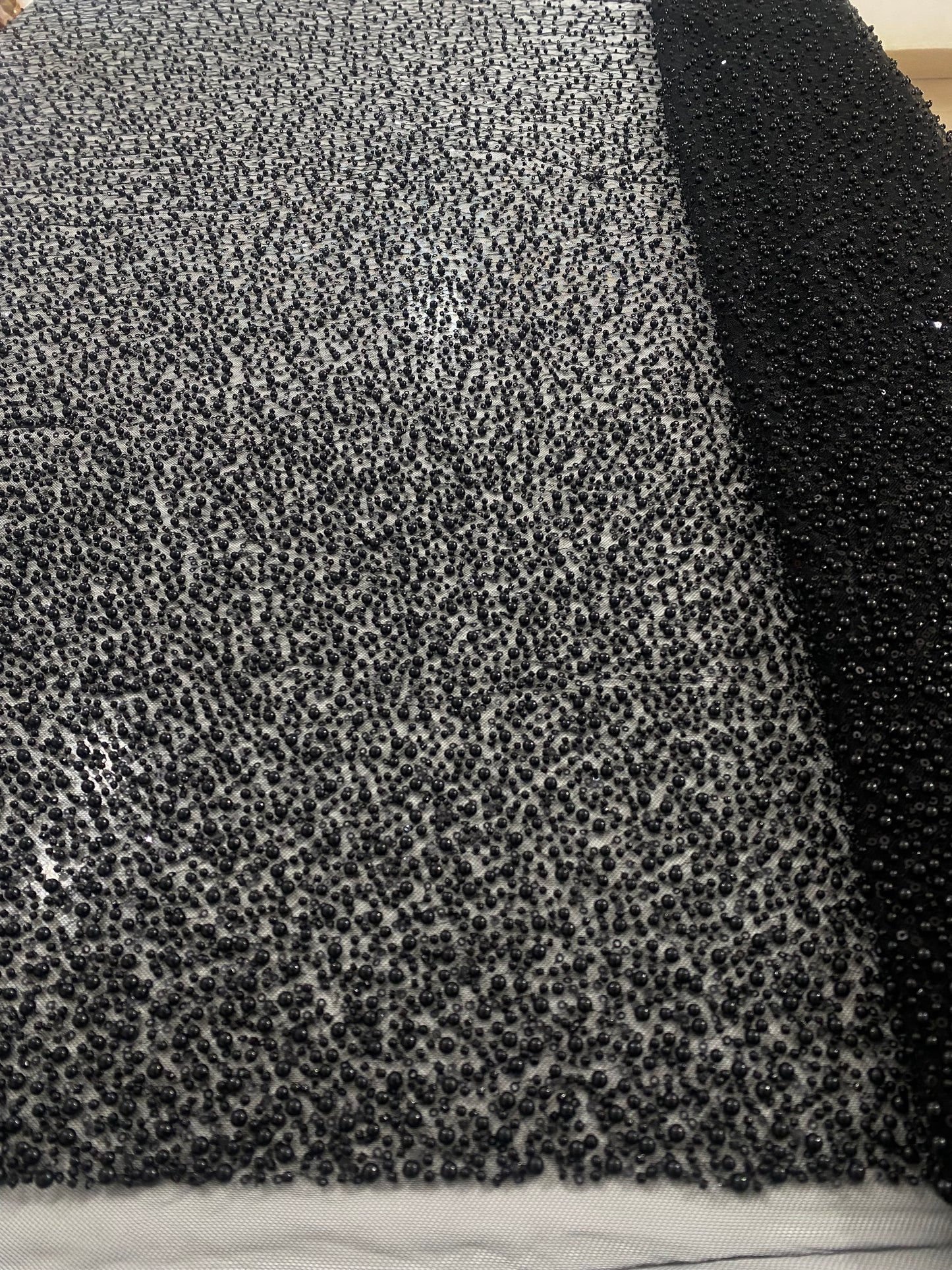 Beaded Lace with pearls