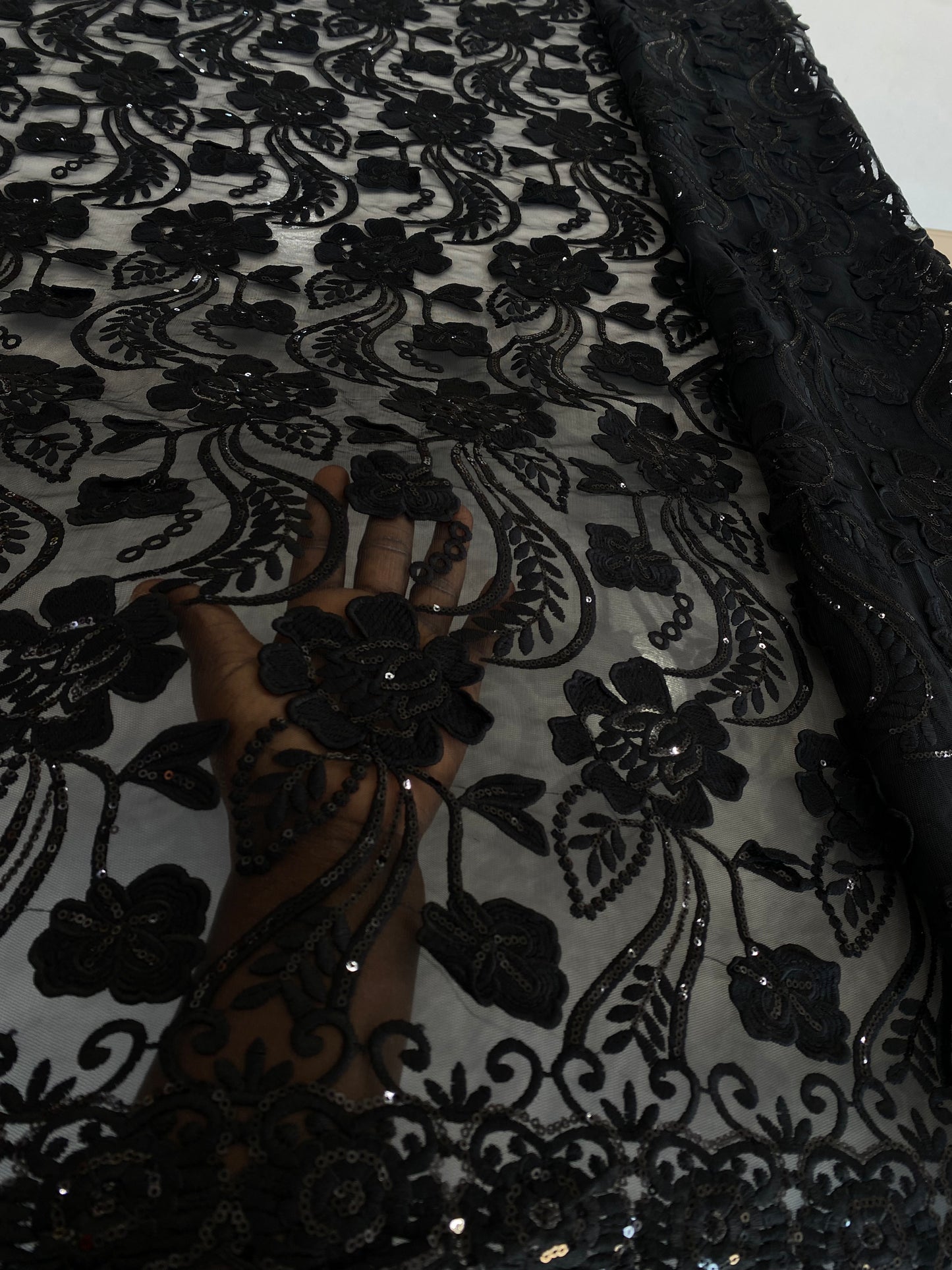 Embroidery Sequins Lace