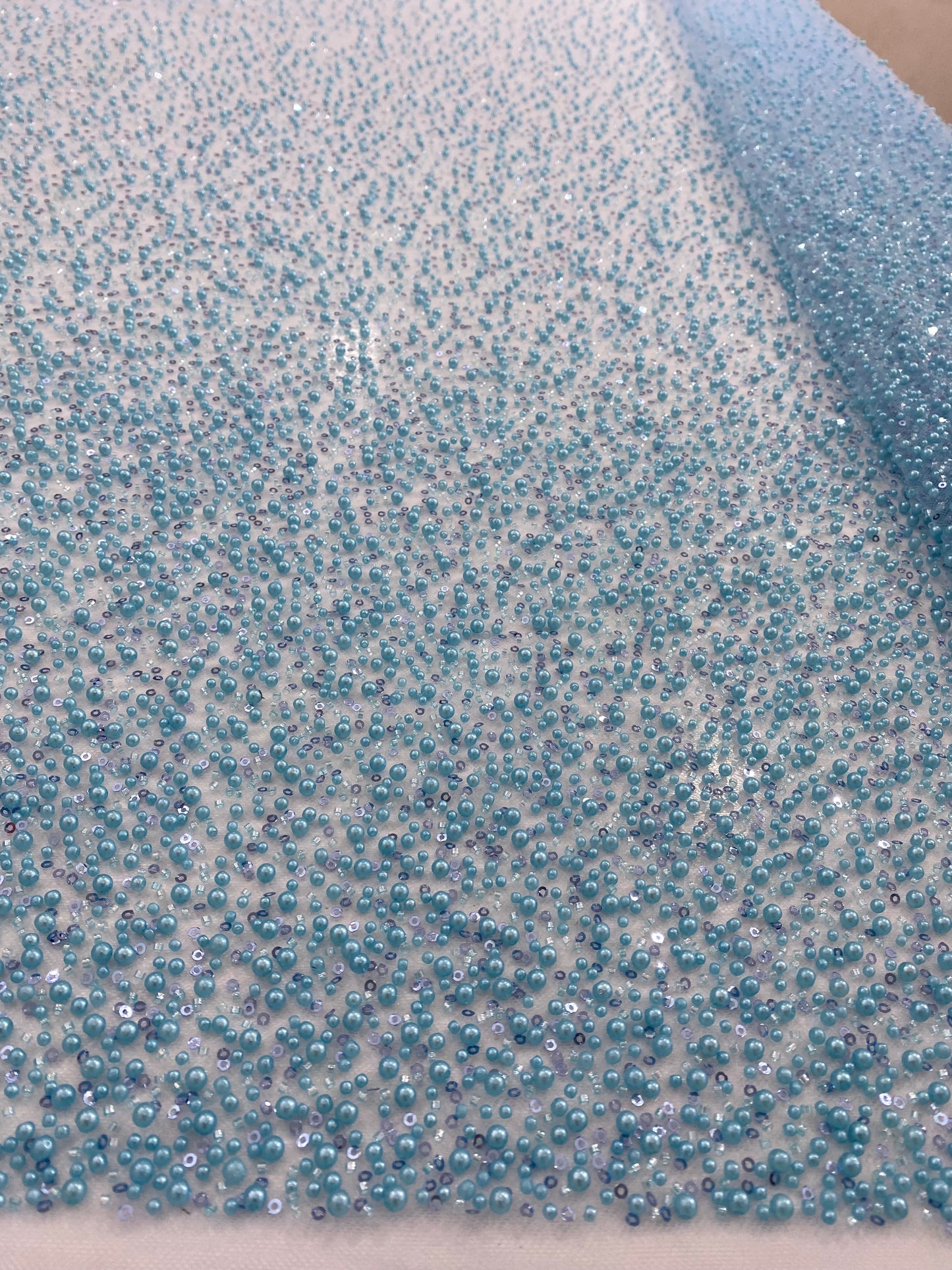 Beaded Lace with pearls