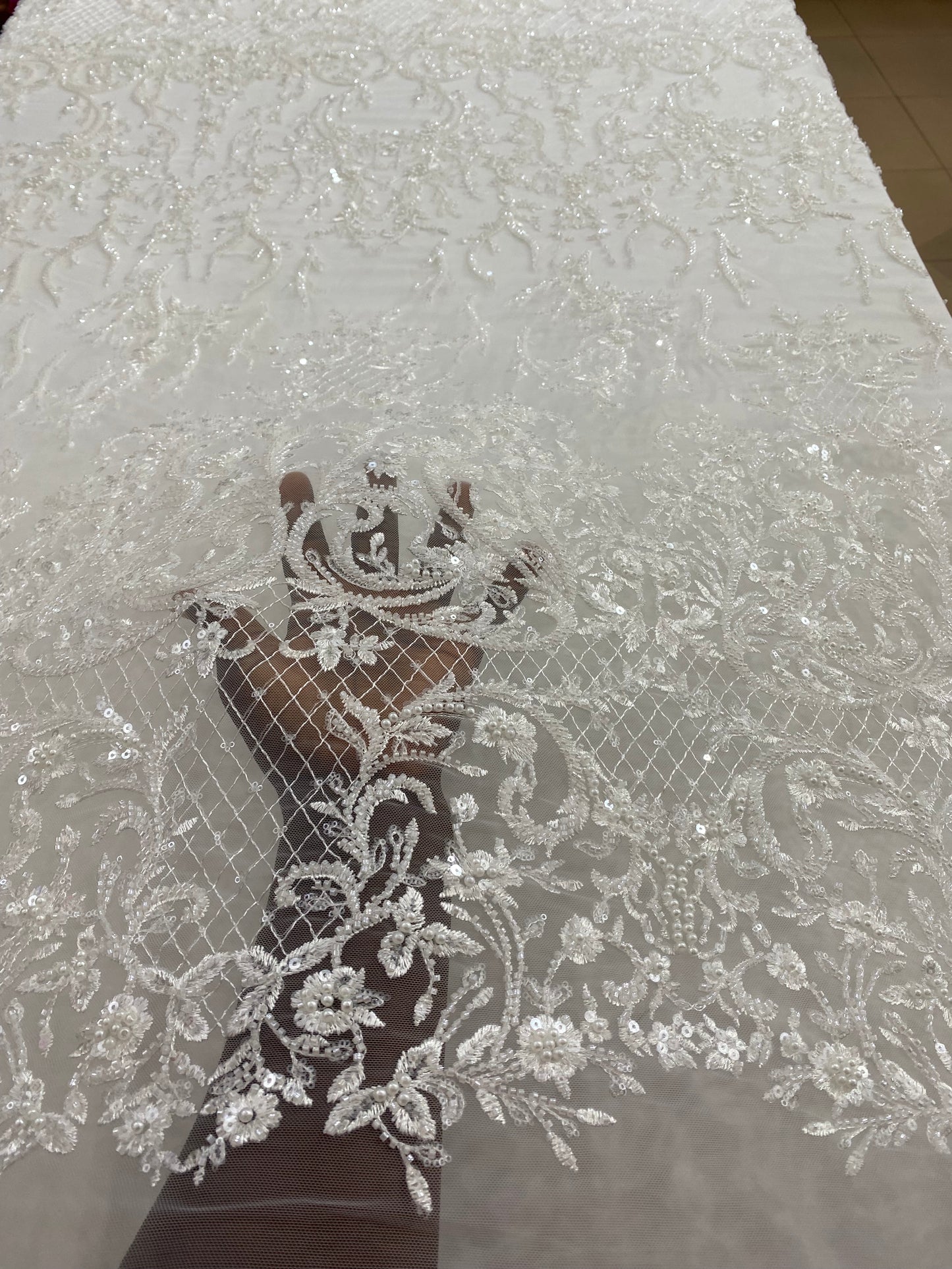 Embroidery Beaded Lace