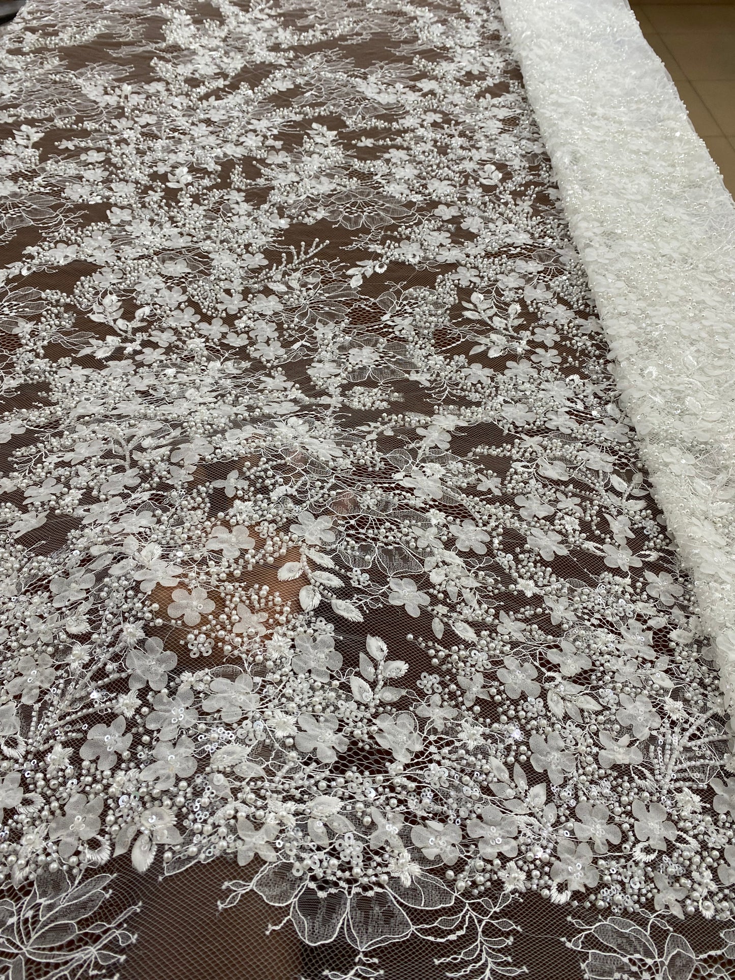 3D Beaded Chantily W