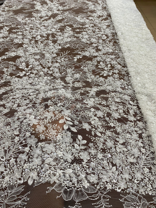 3D Beaded Chantily W