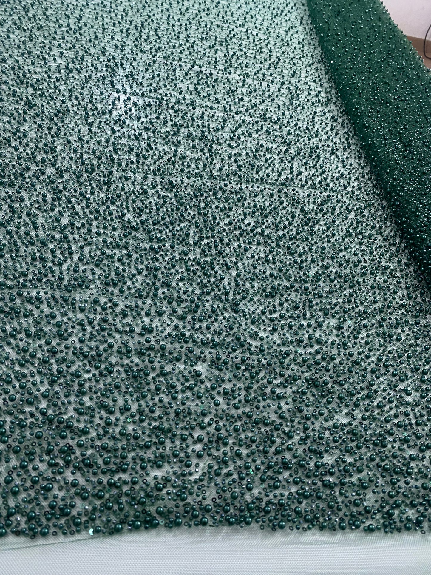 Beaded Lace with pearls