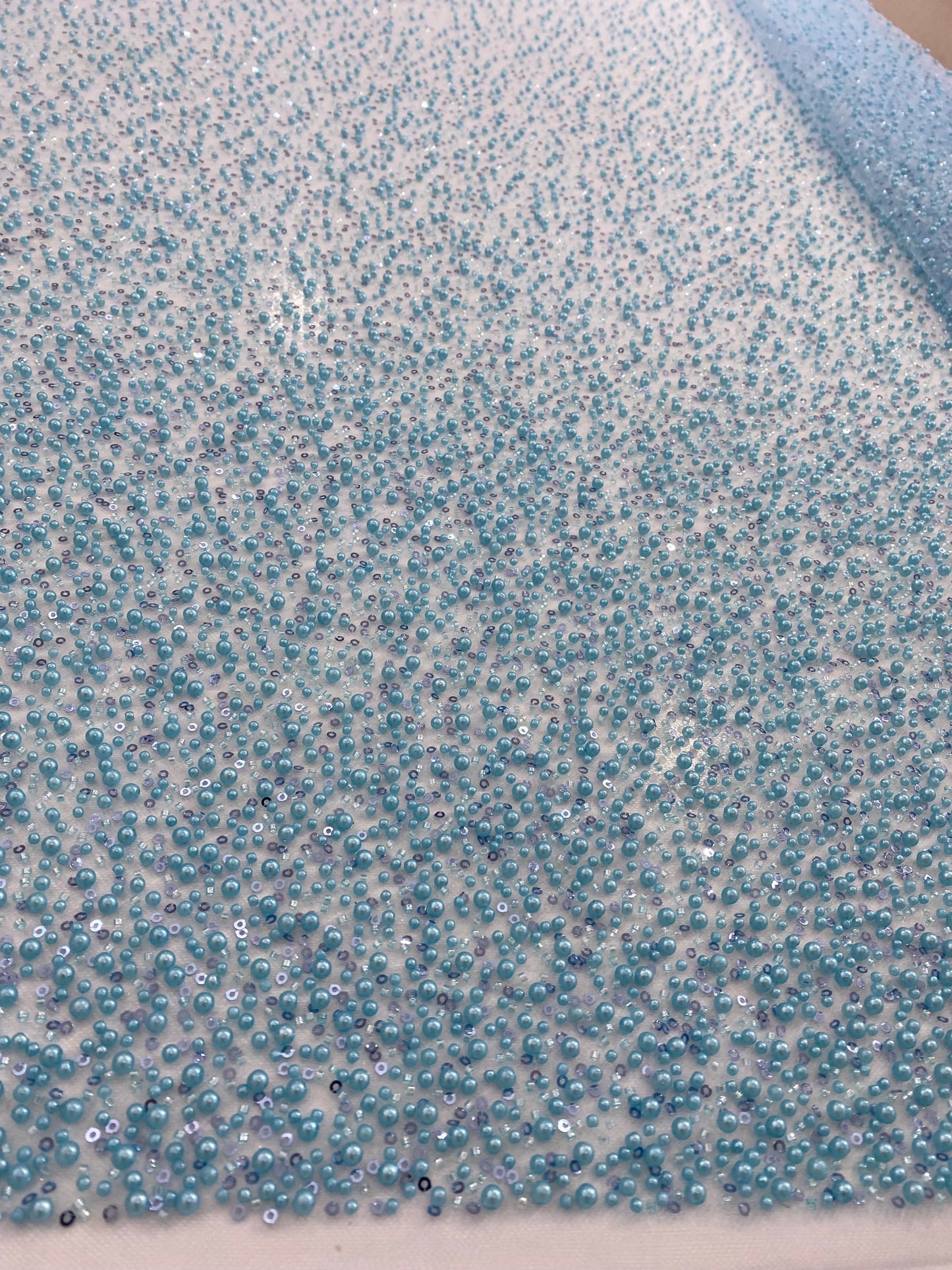 Beaded Lace with pearls