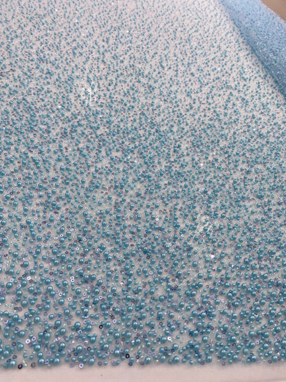 Beaded Lace with pearls