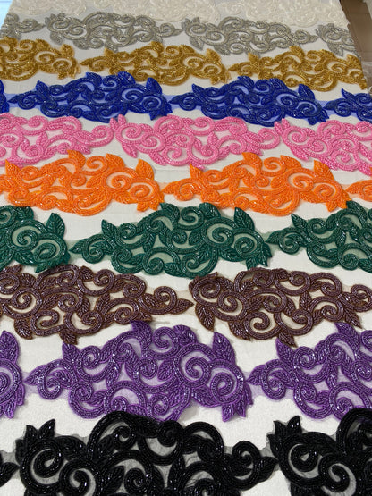 Embroidery Beaded Trimmings