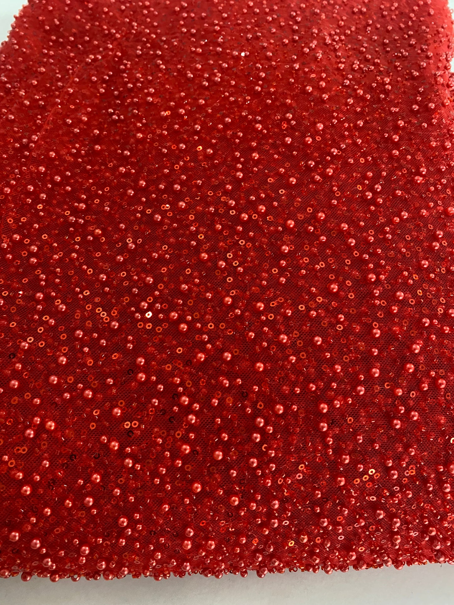 Beaded Lace with pearls