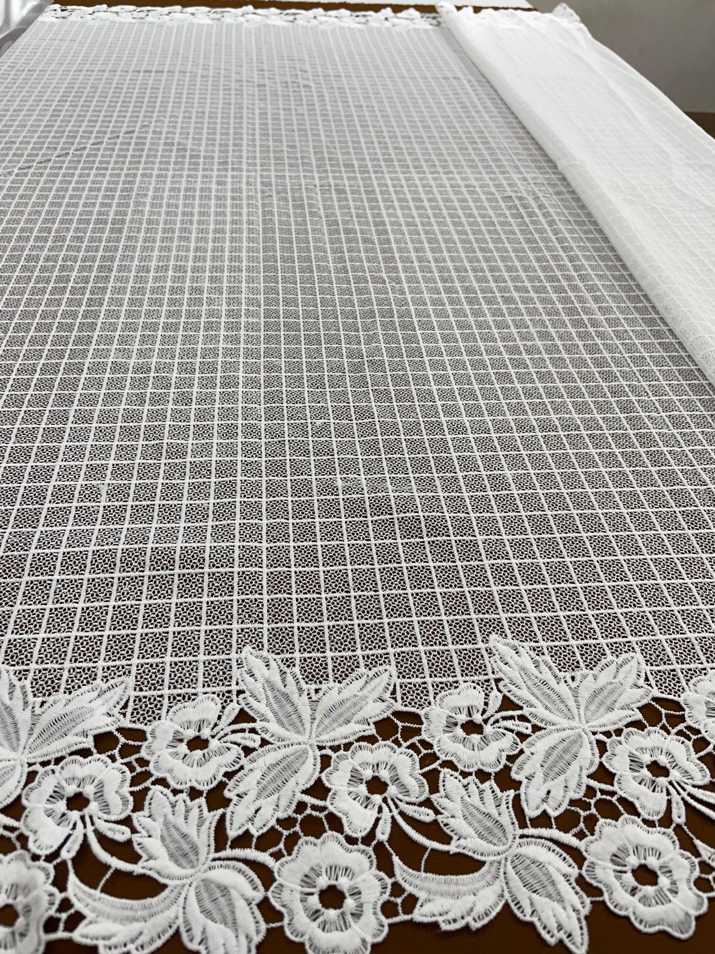 Guipure Lace with Border