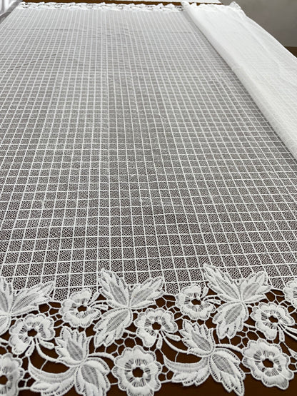 Guipure Lace with Border