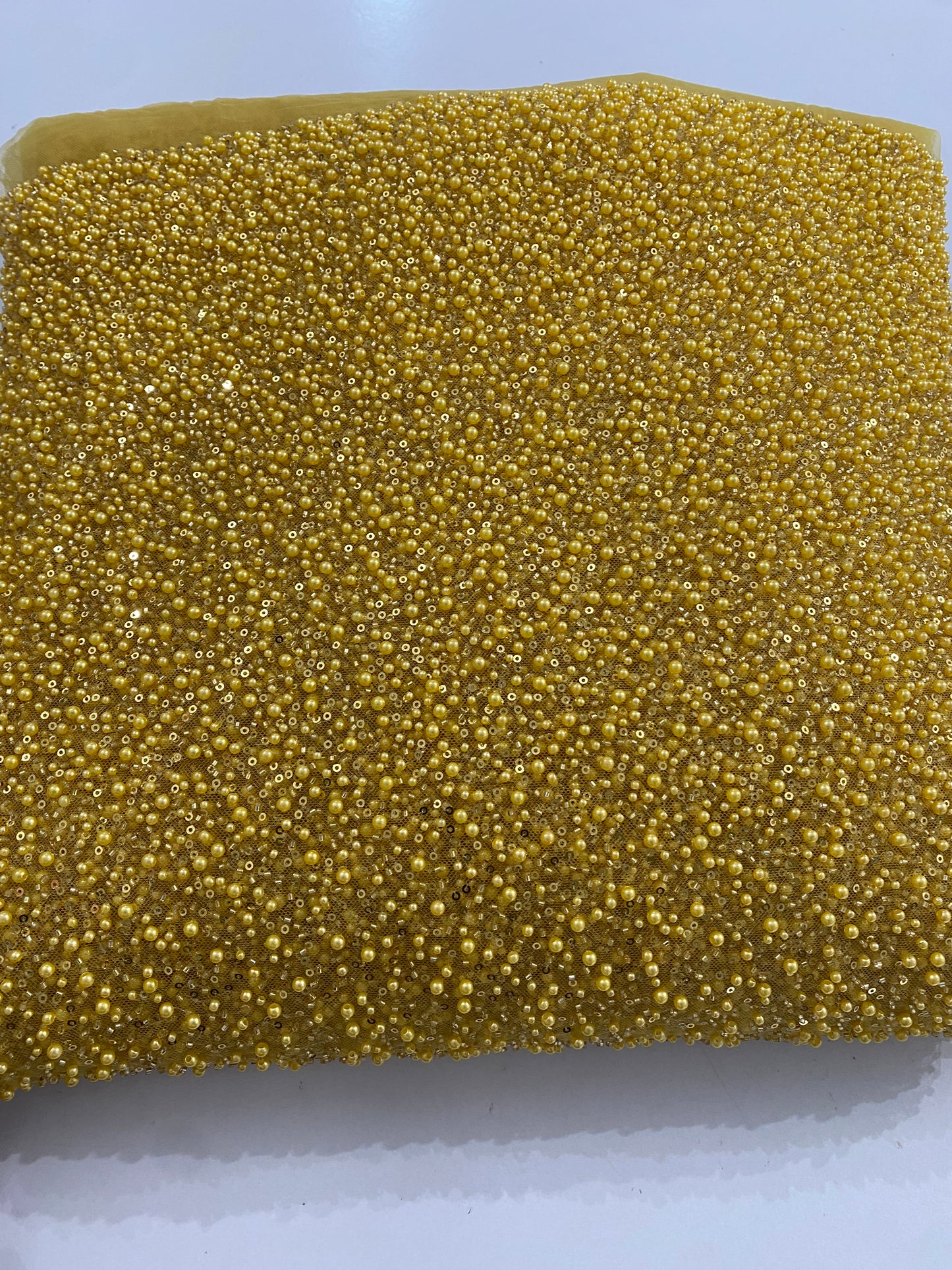 Beaded Lace with pearls