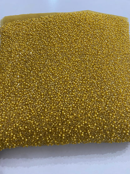 Beaded Lace with pearls