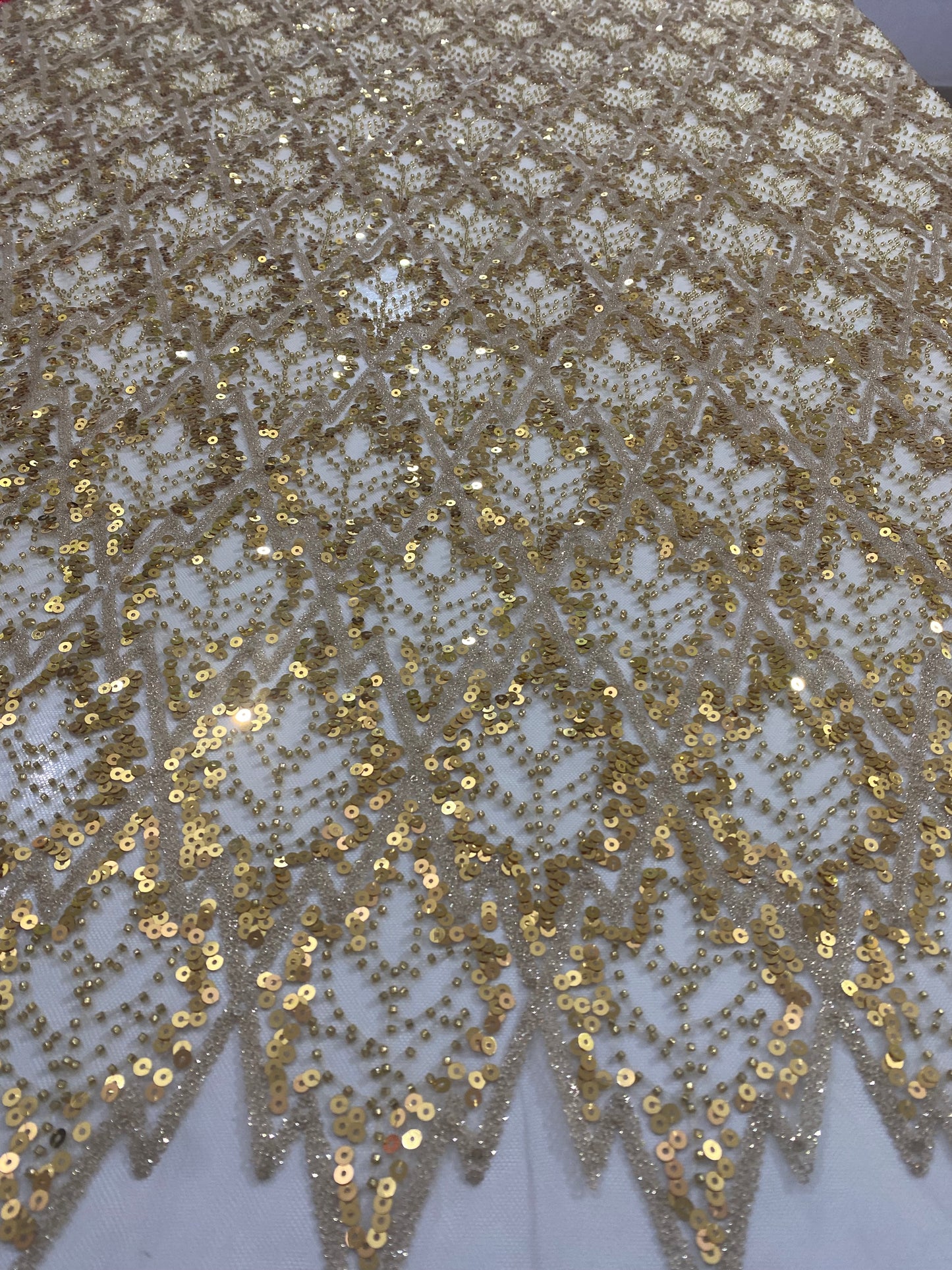 Beaded Lace with sequins