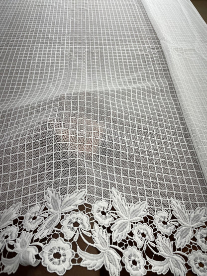 Guipure Lace with Border