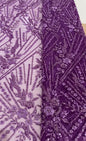 Purple Beaded Lace