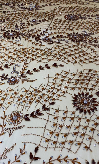 Burnt Orange Luxury Lace