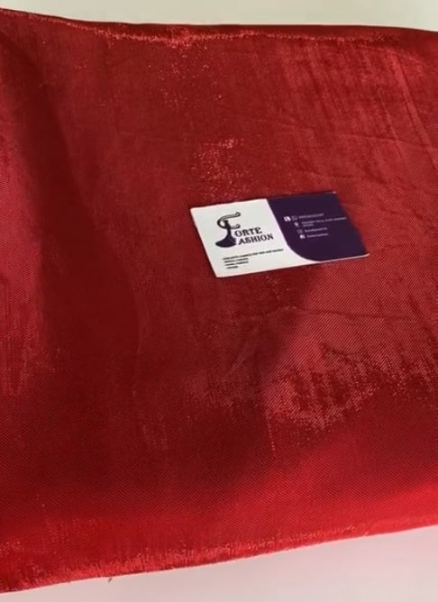 Beautiful red fabric