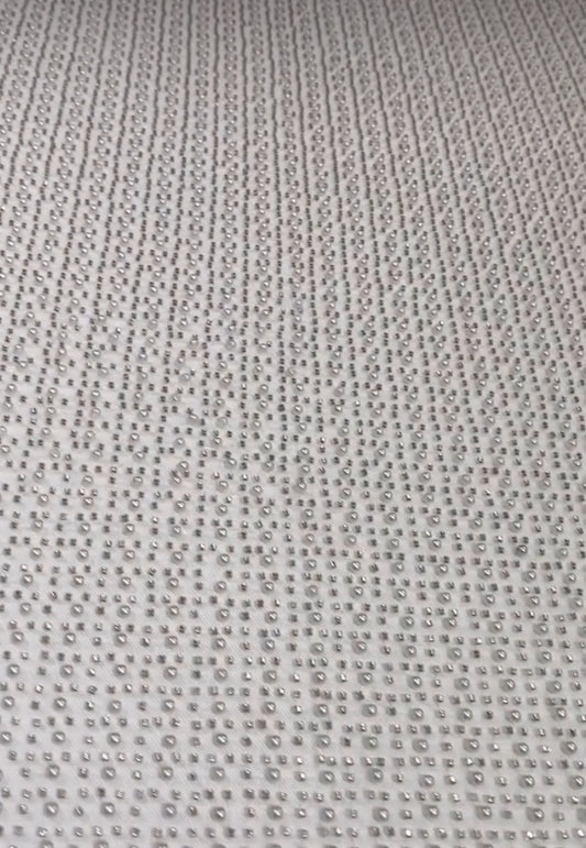 Off white Beaded Lace