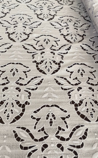 Pure White Guipure Lace