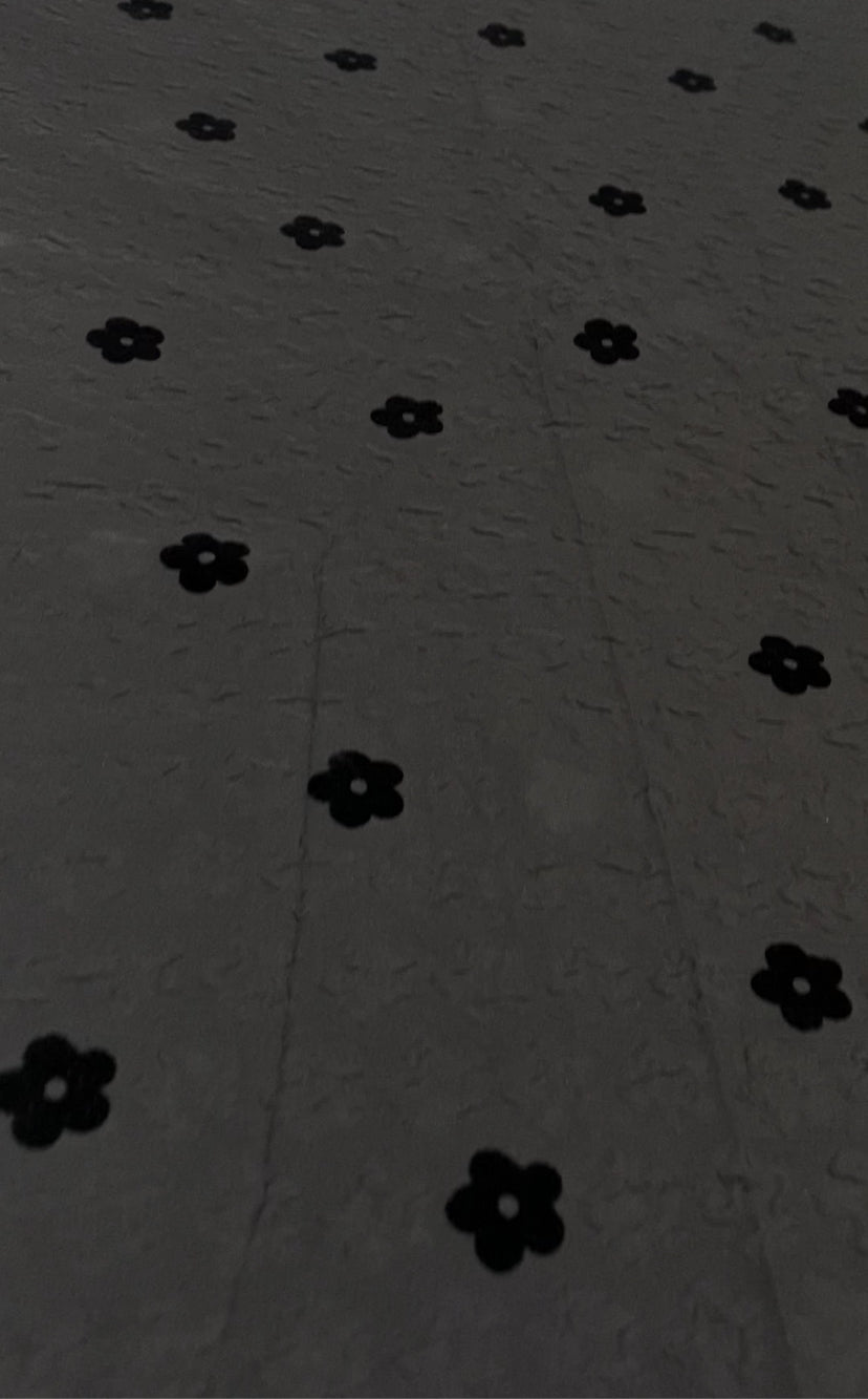 Plain Black Fabric
