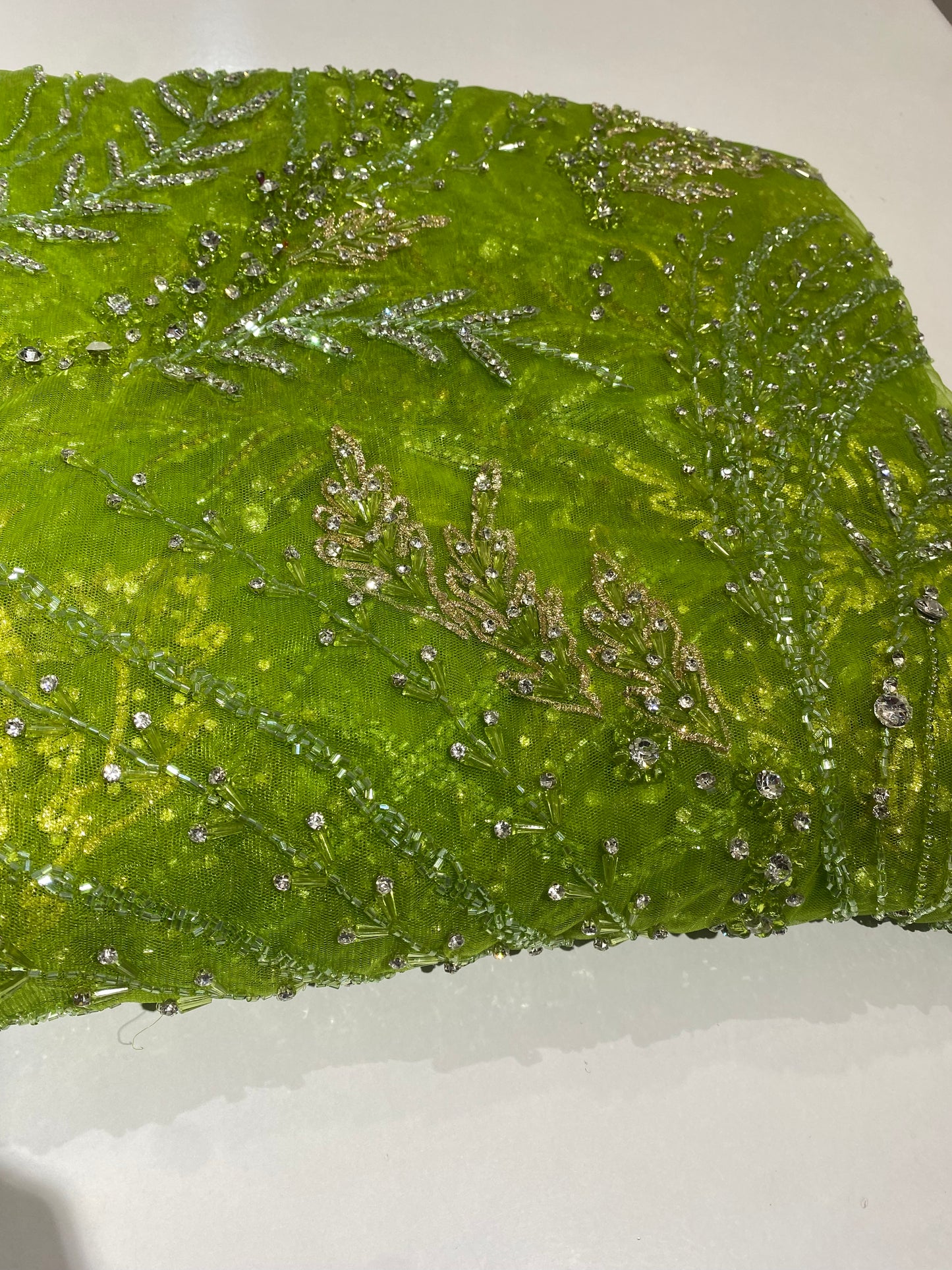 Lemon Green Luxury Lace