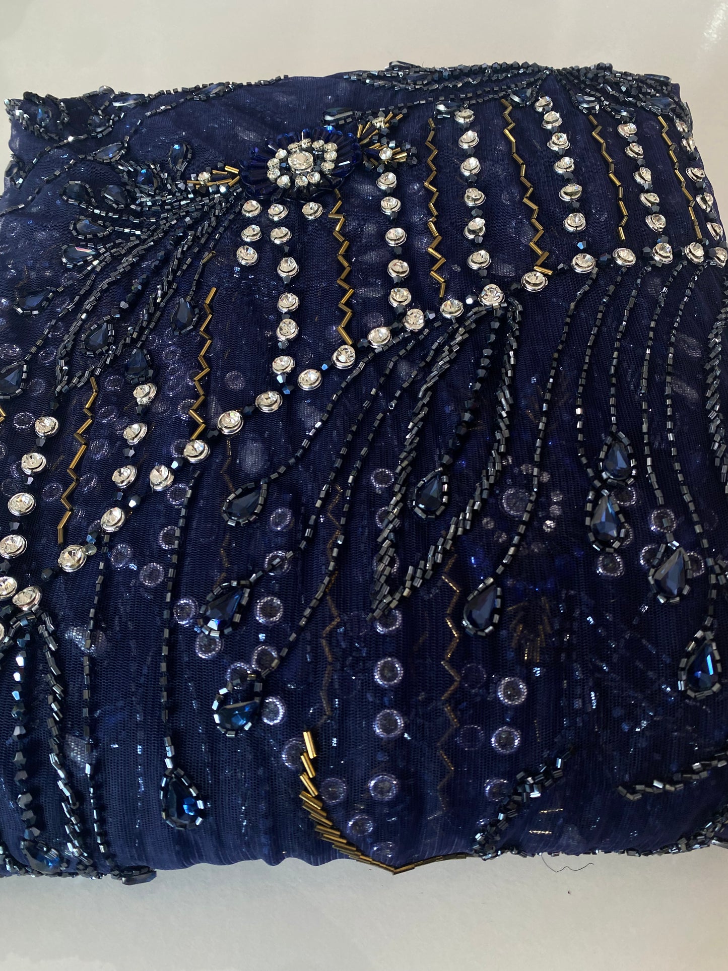 Navy Blue Luxury Lace