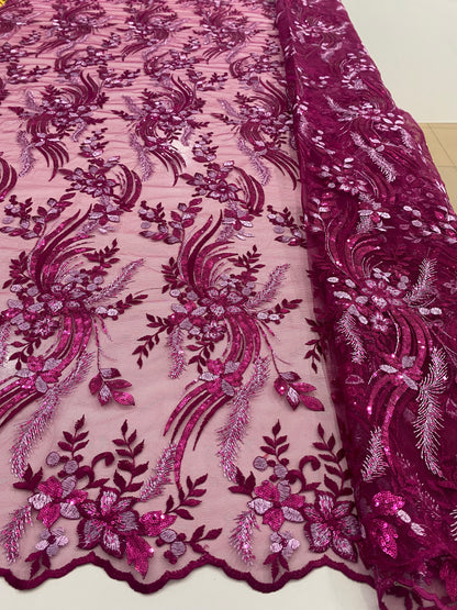 Embroidery Sequins Lace