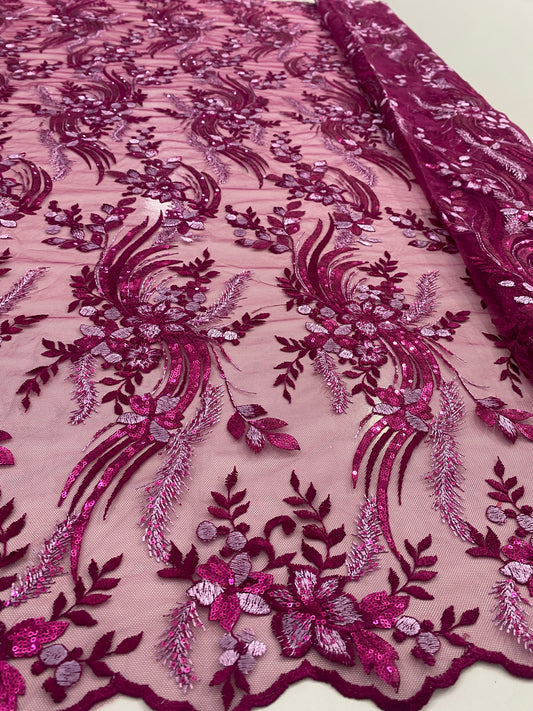 Embroidery Sequins Lace