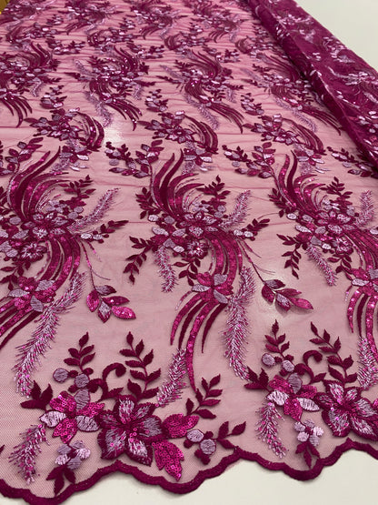 Embroidery Sequins Lace