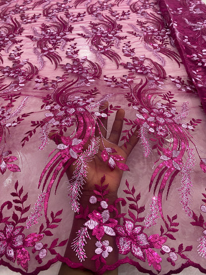 Embroidery Sequins Lace