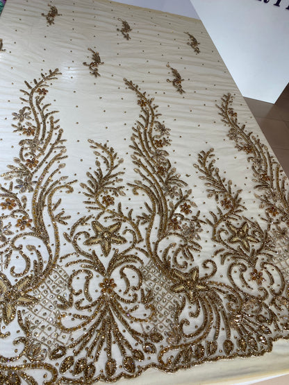 Gold Border Lace