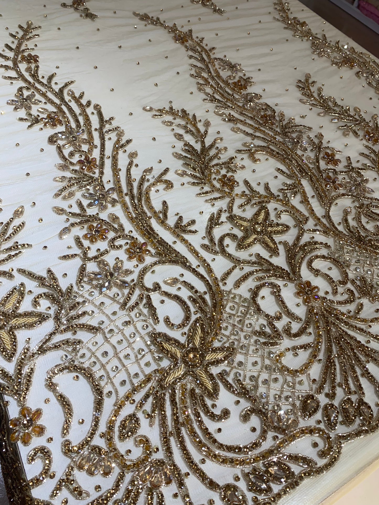 Gold Border Lace