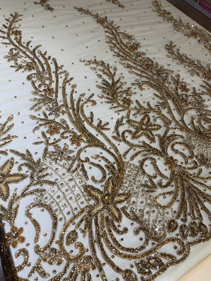 Gold Border Lace