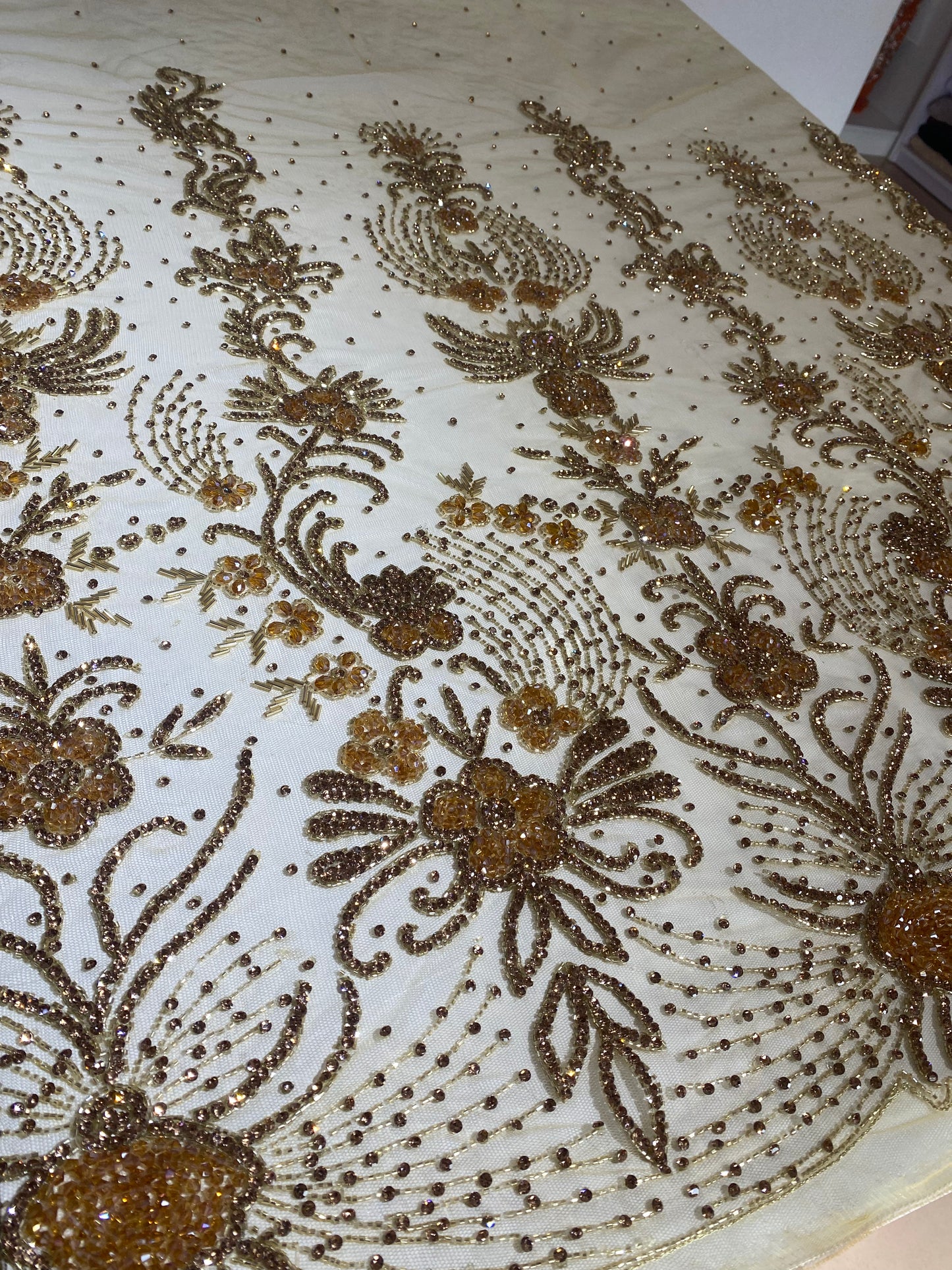 Gold Border Lace