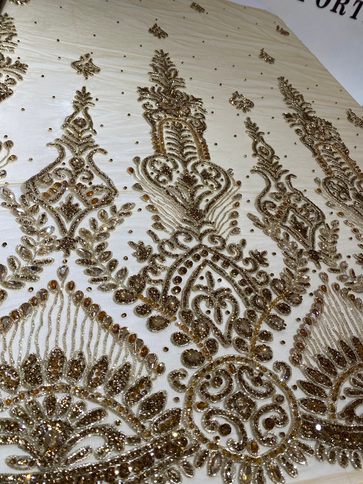 Gold Border Lace