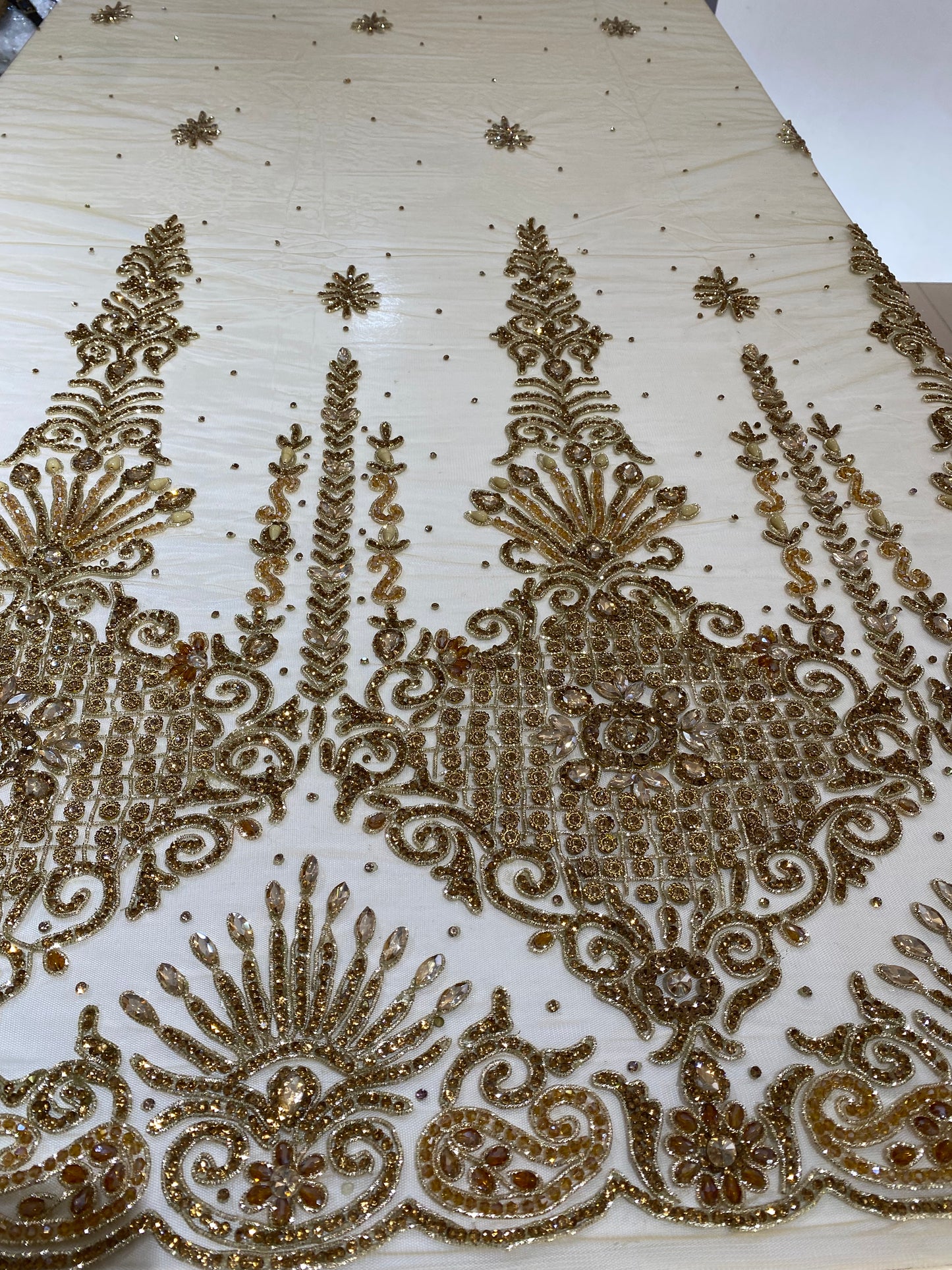 Gold Border Lace