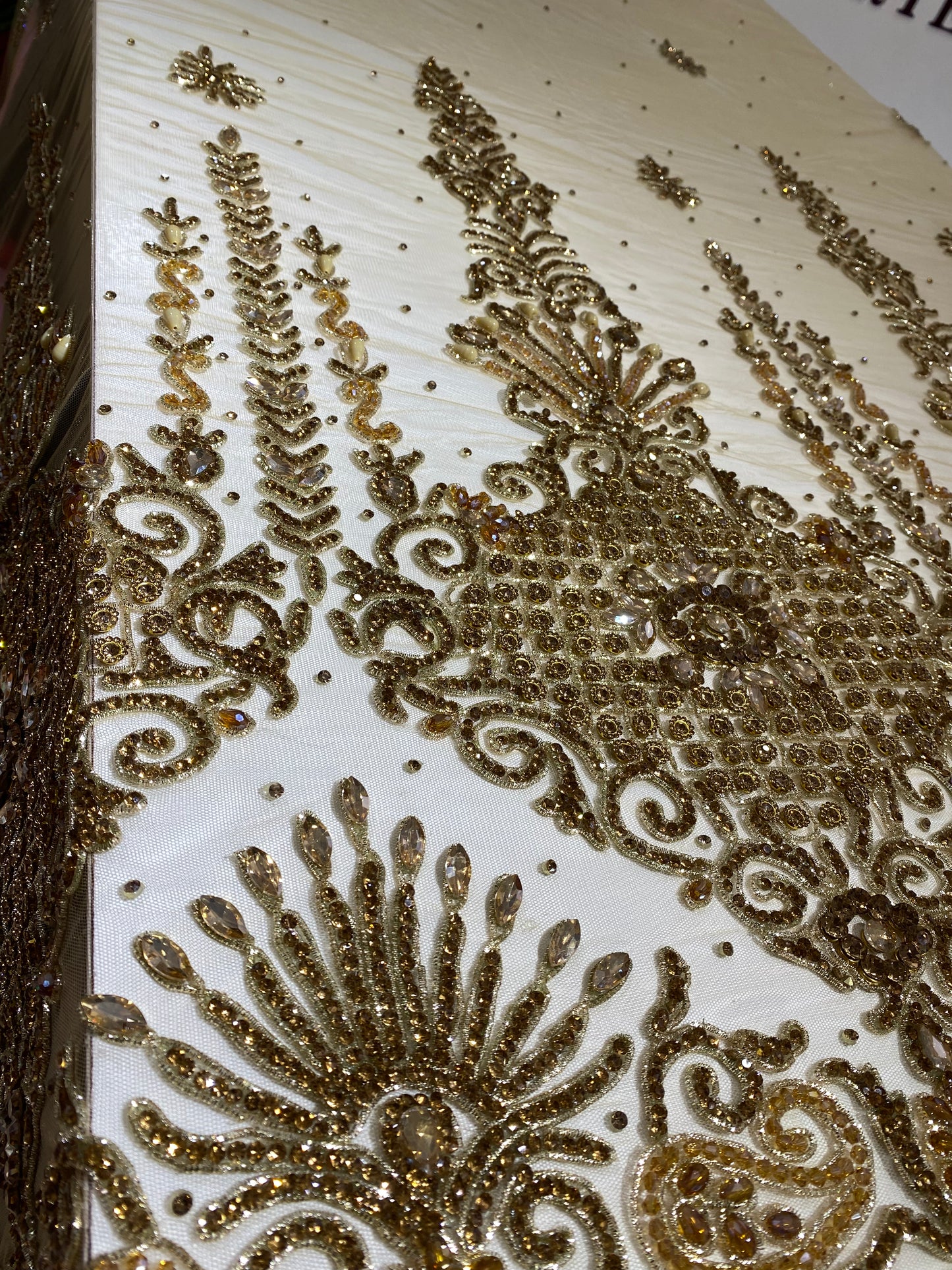 Gold Border Lace