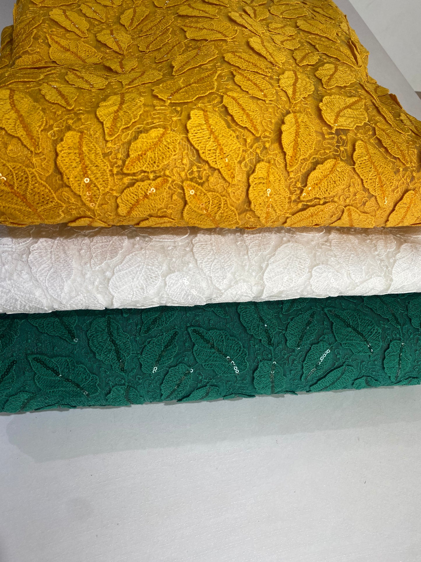 Embroidery Fabric With Sequins