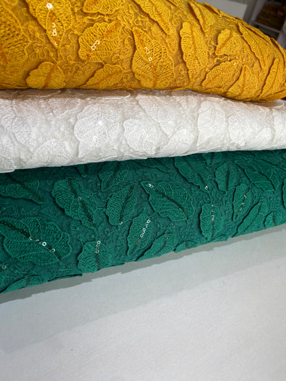 Embroidery Fabric With Sequins