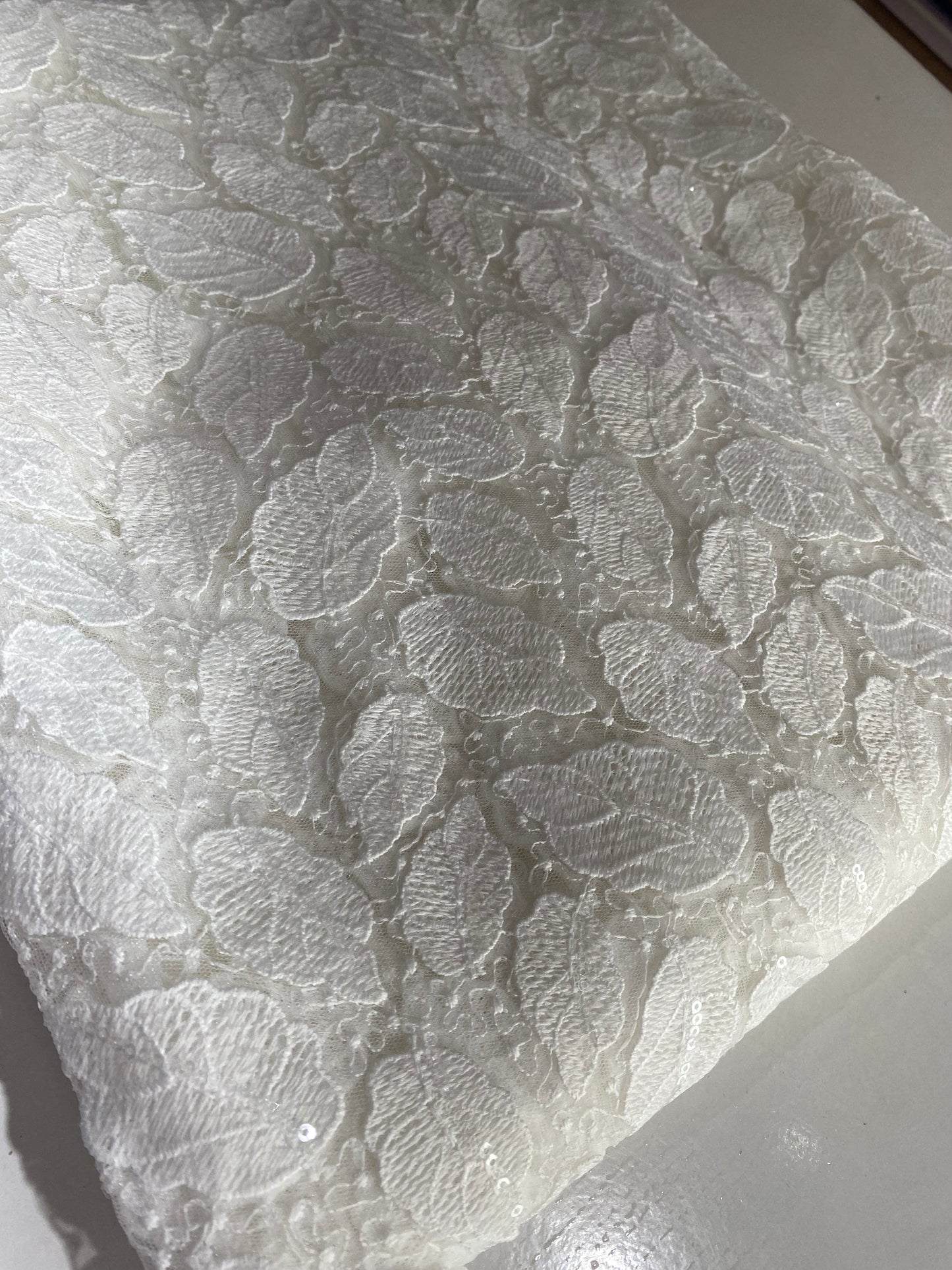 Embroidery Fabric With Sequins