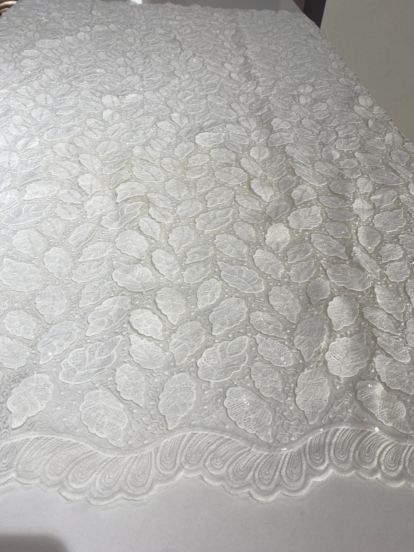 Embroidery Fabric With Sequins