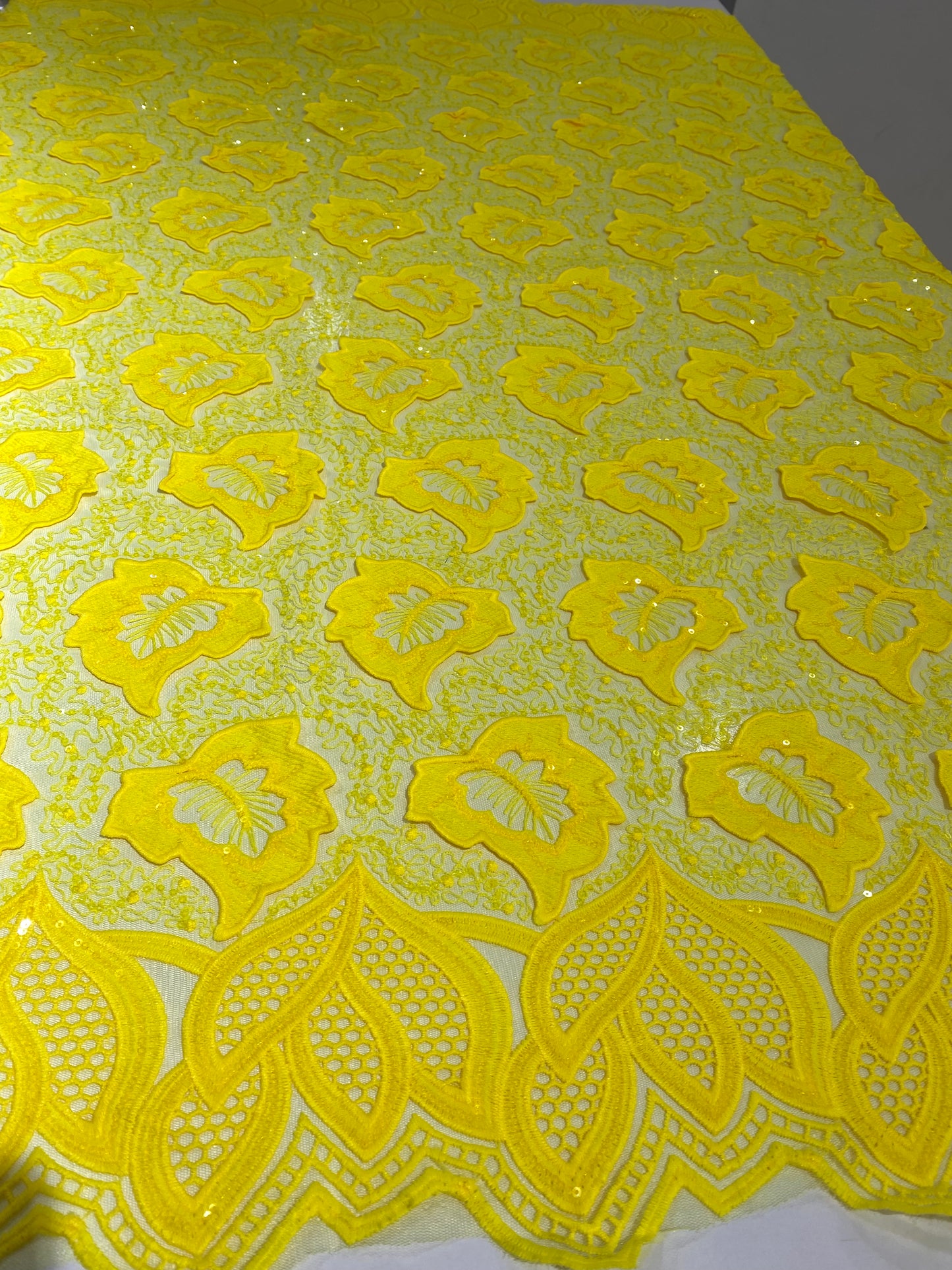 Embroidery Fabric With Sequins