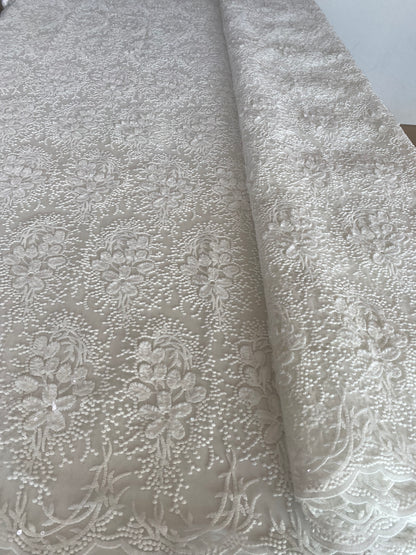 Embroidery Fabric With Sequins