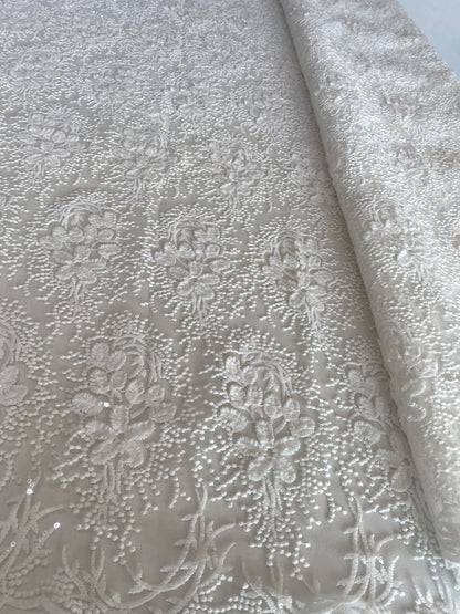 Embroidery Fabric With Sequins