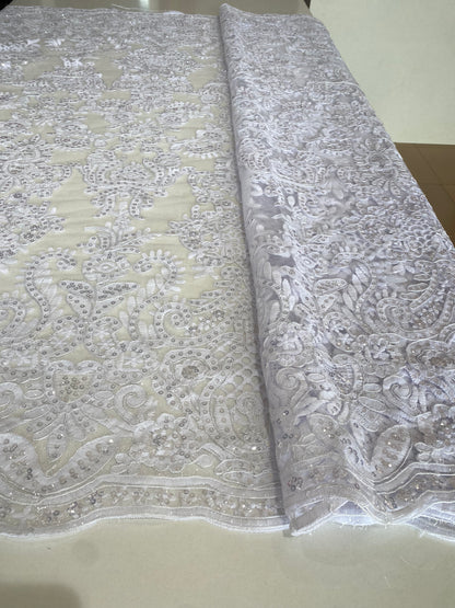 Embroidery Fabric With Sequins